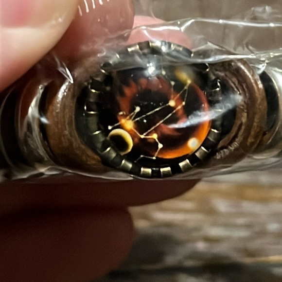 LEO Constellation Beaded PU Leather And Charm Bracelet ♌️ - Picture 5 of 5